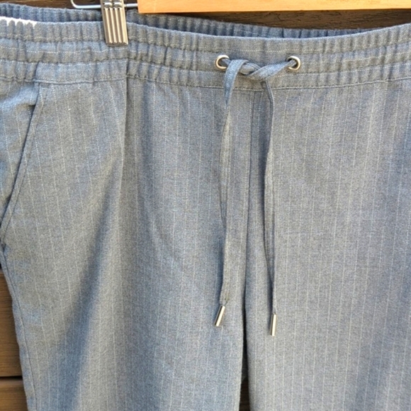 H&M Women's Stretch Waist Gray Drawstring Pants - Size 10 Excellent Condition - Picture 2 of 6